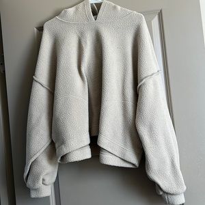 Free People oversized, Sherpa hoodie